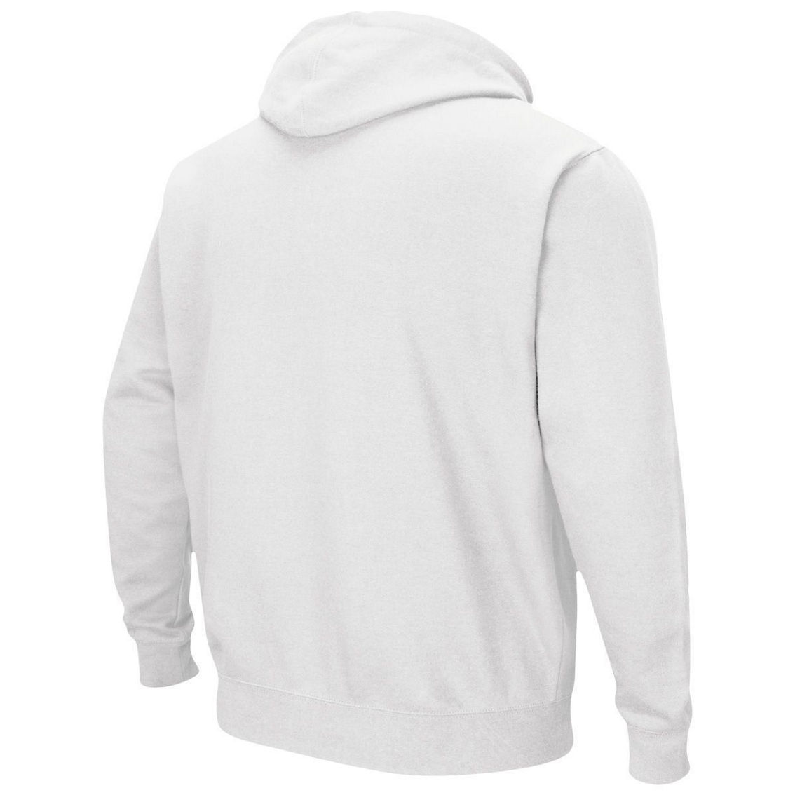 Colosseum Men's White Air Force Falcons Arch & Logo 3.0 Pullover Hoodie - Image 4 of 4