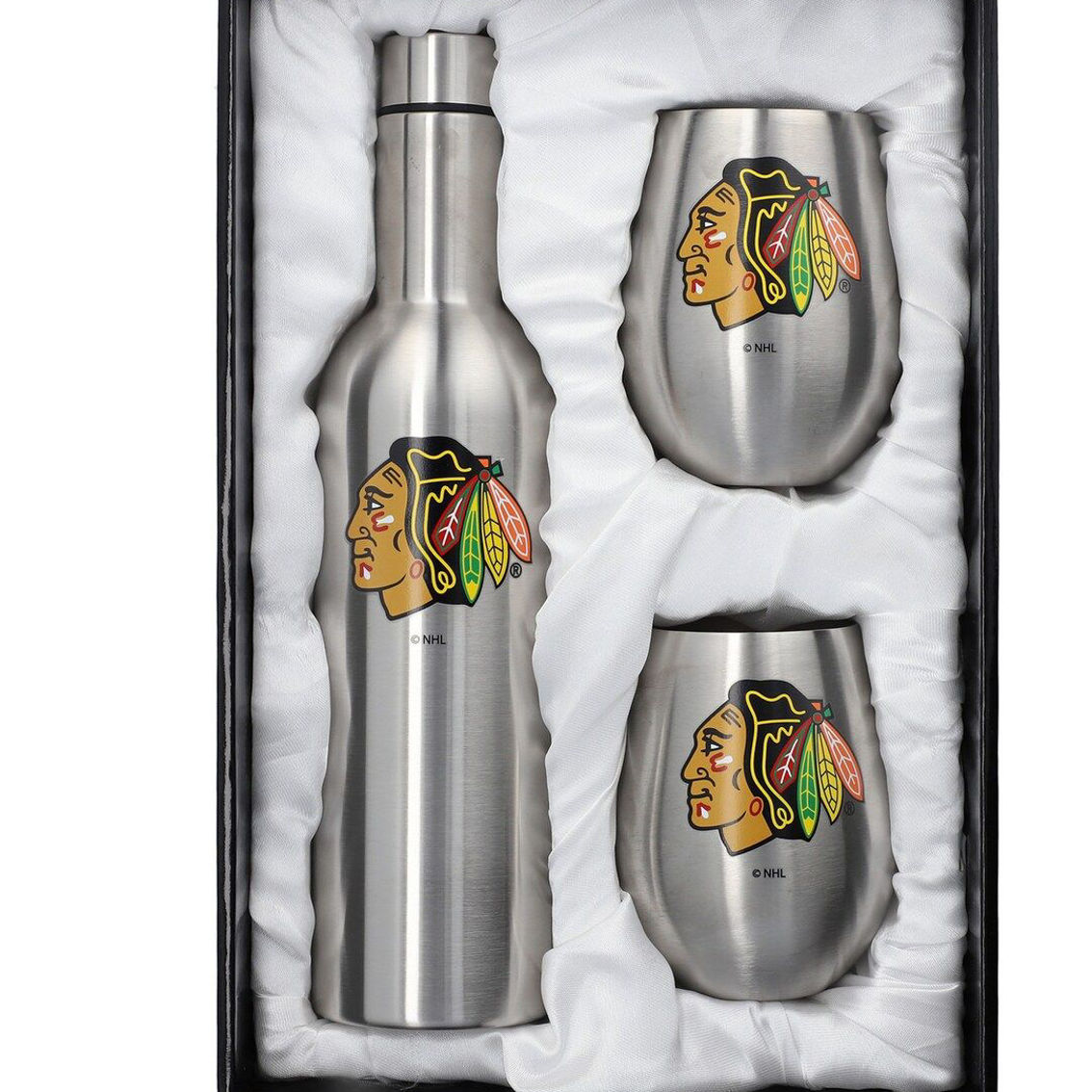 The Memory Company Chicago Blackhawks 28oz. Stainless Steel Bottle & 12oz. Tumblers Set - Image 2 of 2