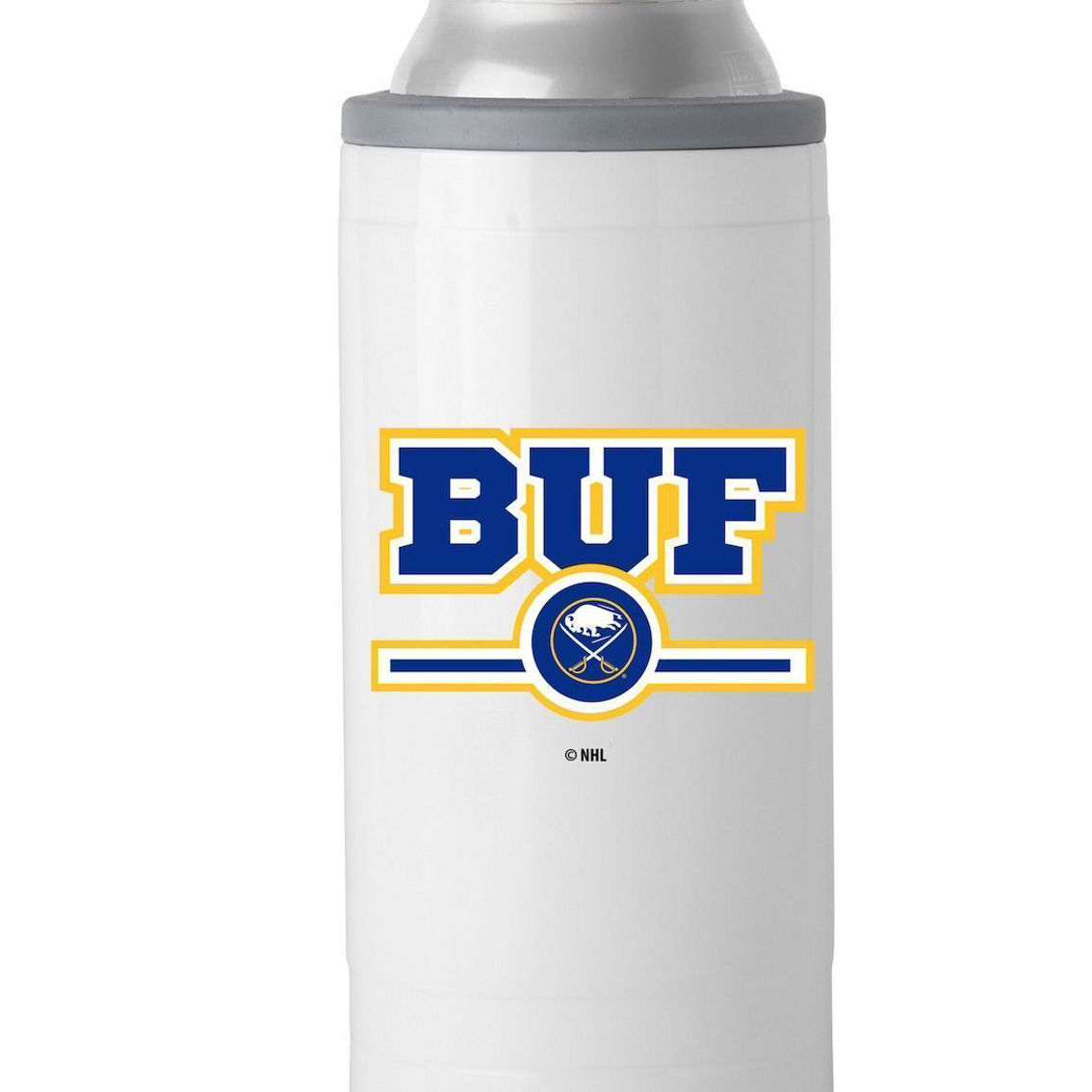 Logo Brands Buffalo Sabres 12oz. Letterman Slim Can Cooler - Image 2 of 3
