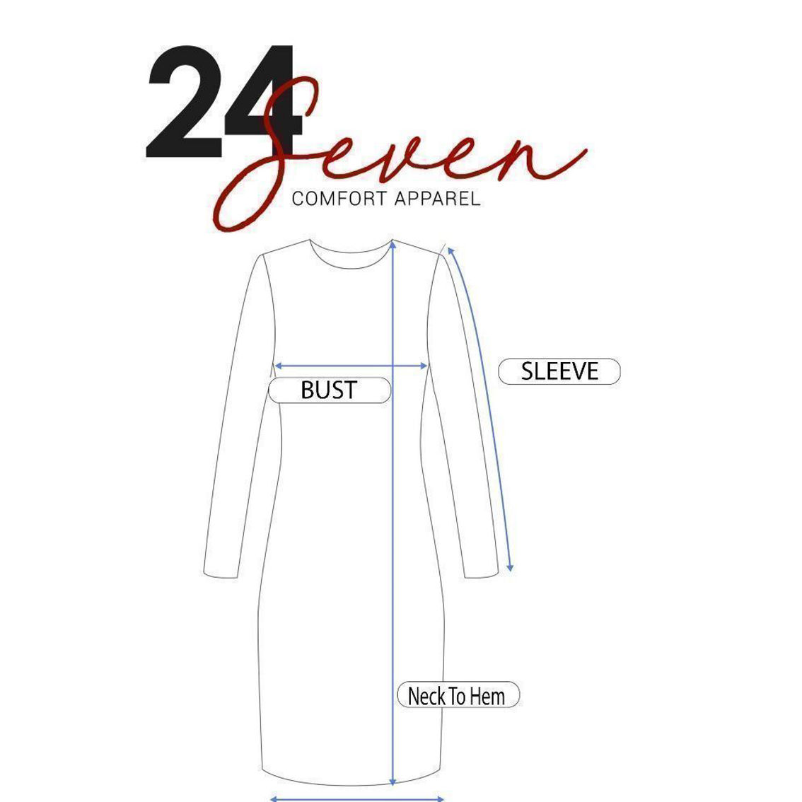 24seven Comfort Apparel Womens Casual Maxi Dress With Sleeves - Image 4 of 4