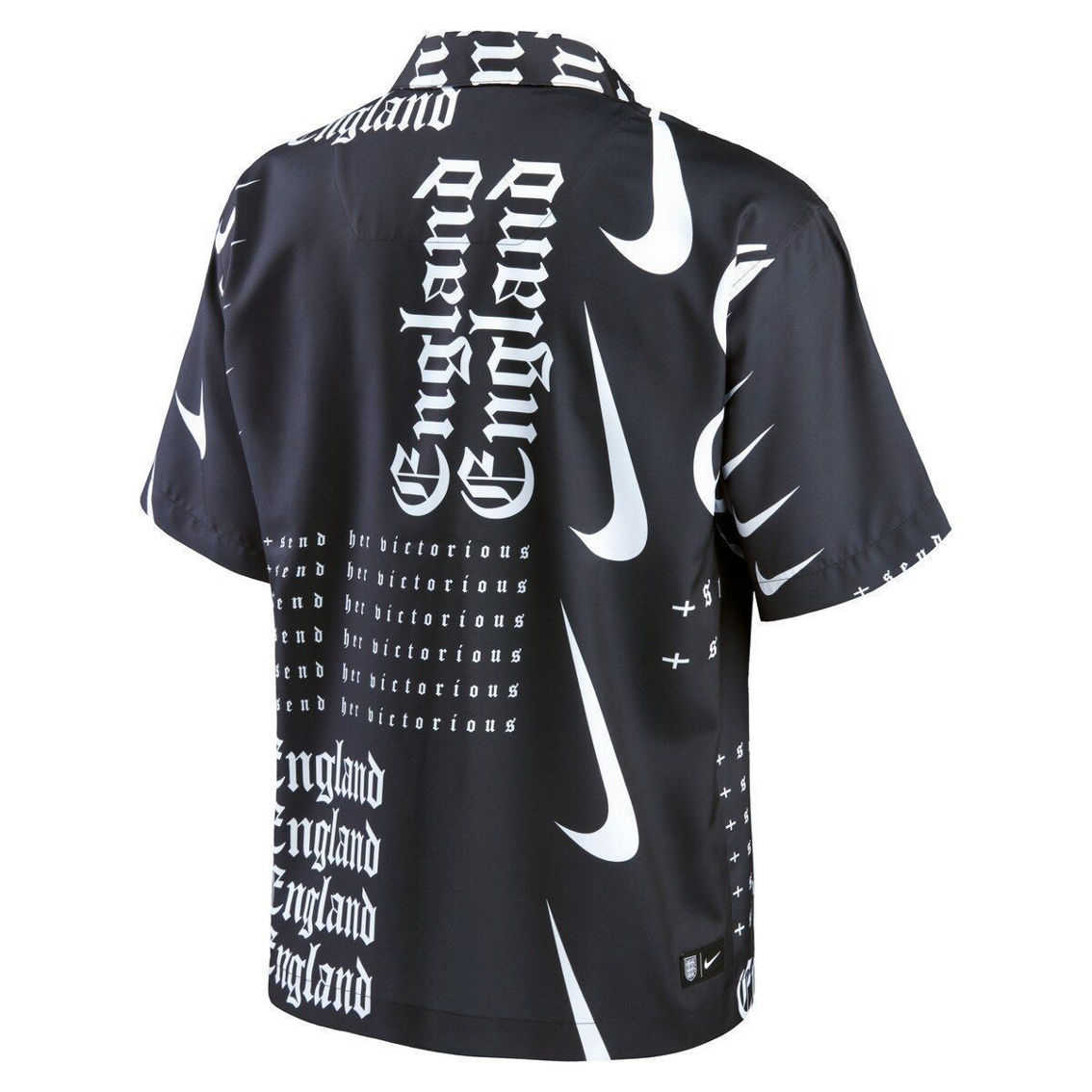 Nike Men's Black England Women's National Team Button-Up Shirt - Image 4 of 4