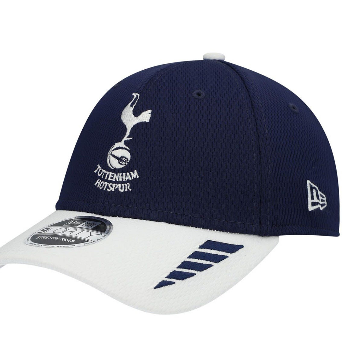 Men's New Era Navy Tottenham Hotspur Logo Rush 9FORTY Snapback Hat