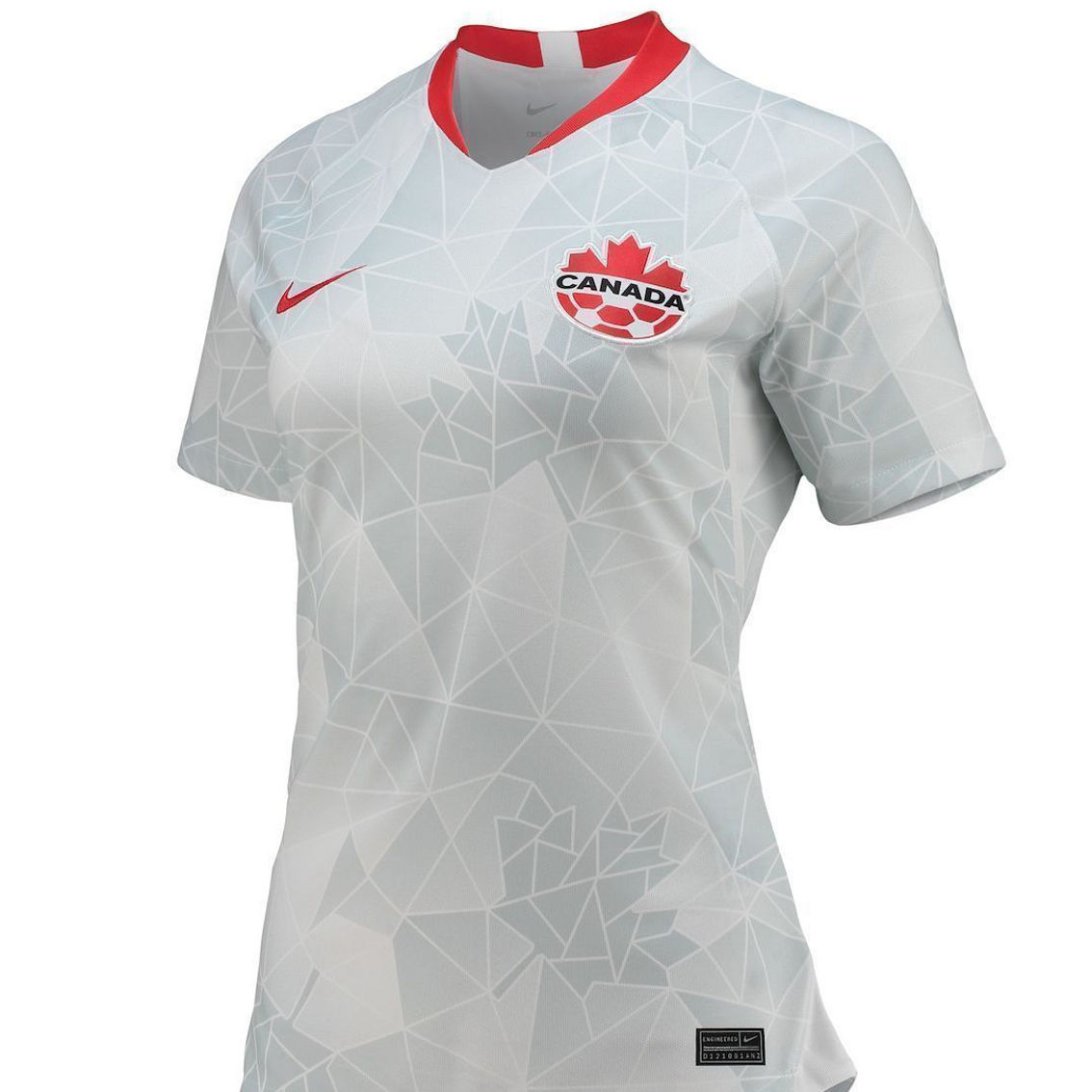 Nike Women's White Canada Women's National Team Away Replica Jersey - Image 3 of 4
