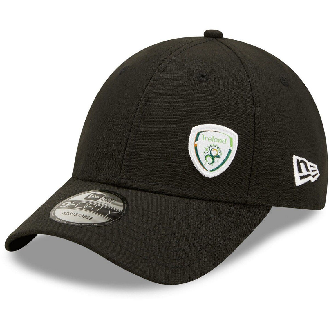 New Era Men's Black Ireland National Team Repreve 9FORTY Adjustable Hat - Image 2 of 4