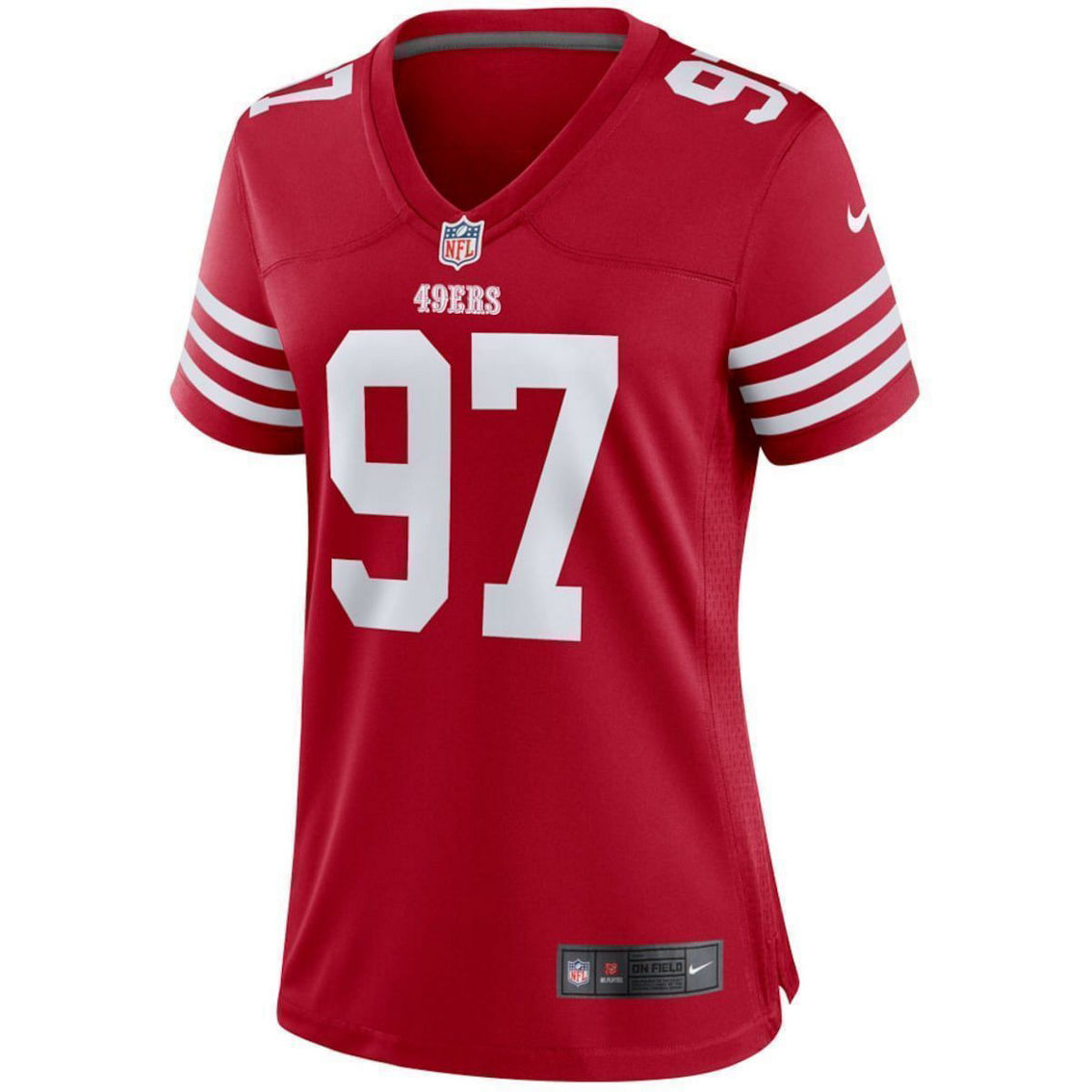 Nike Women's Nick Bosa Scarlet San Francisco 49ers Player Jersey - Image 3 of 4