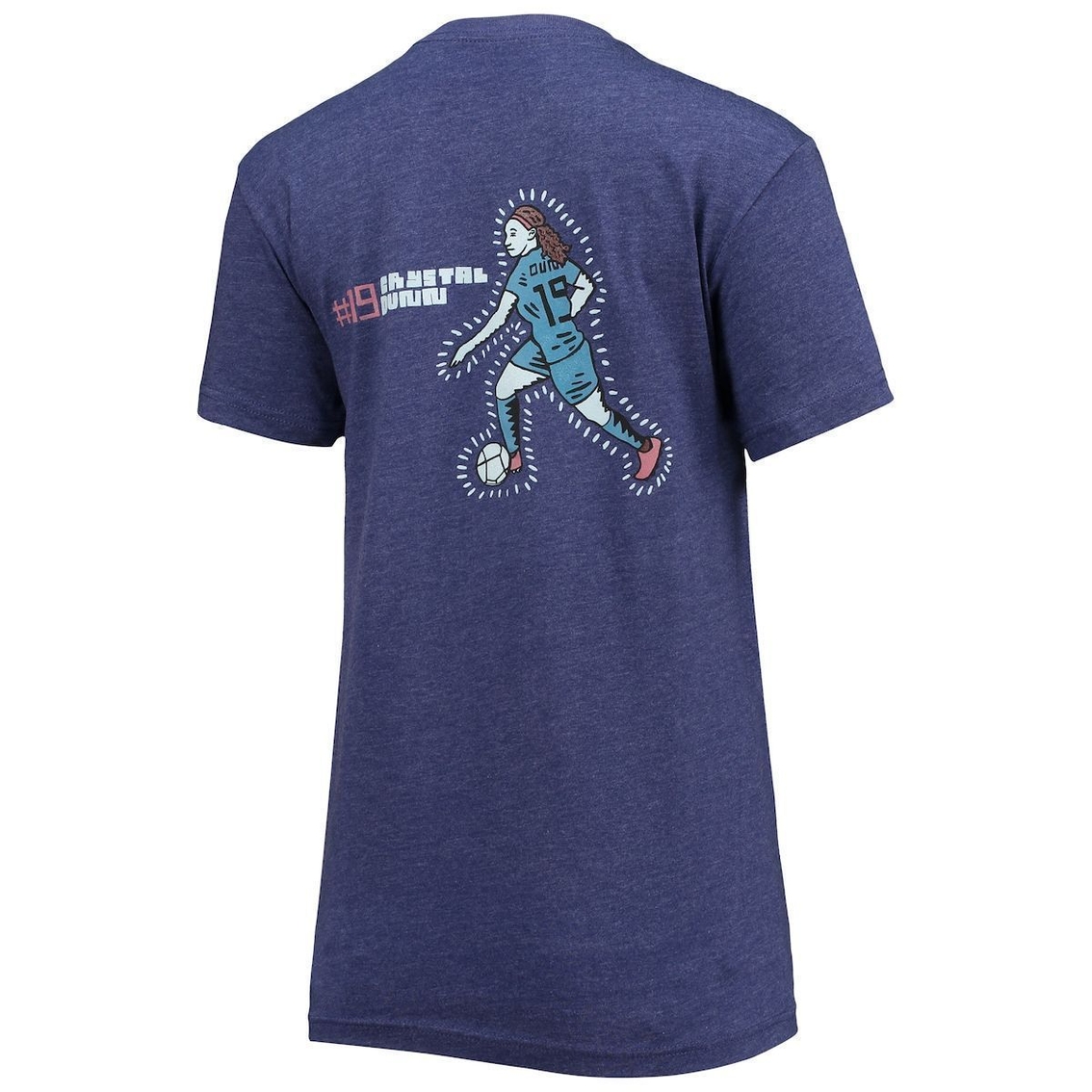 round21 Women's round21 Crystal Dunn Navy USWNT One Team One Goal T-Shirt - Image 4 of 4