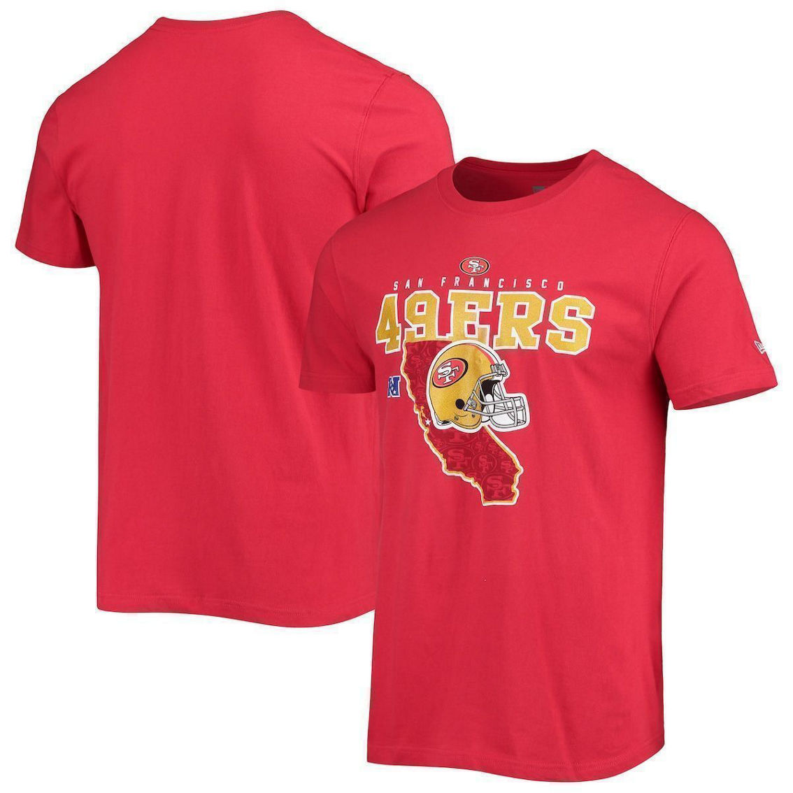 New Era Men's Scarlet San Francisco 49ers Local Pack T-Shirt - Image 2 of 4