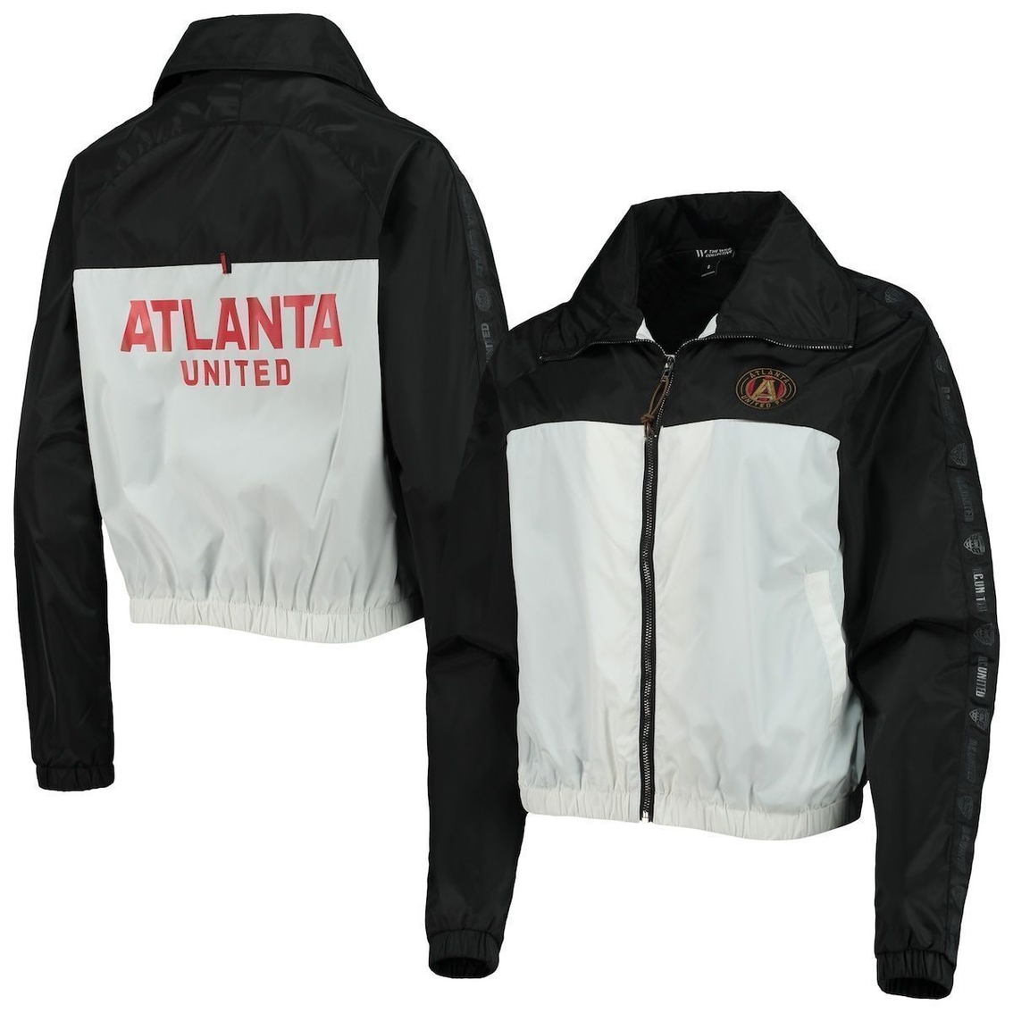 Women's The Wild Collective Black Atlanta United FC Anthem Full-Zip Jacket - Image 2 of 4
