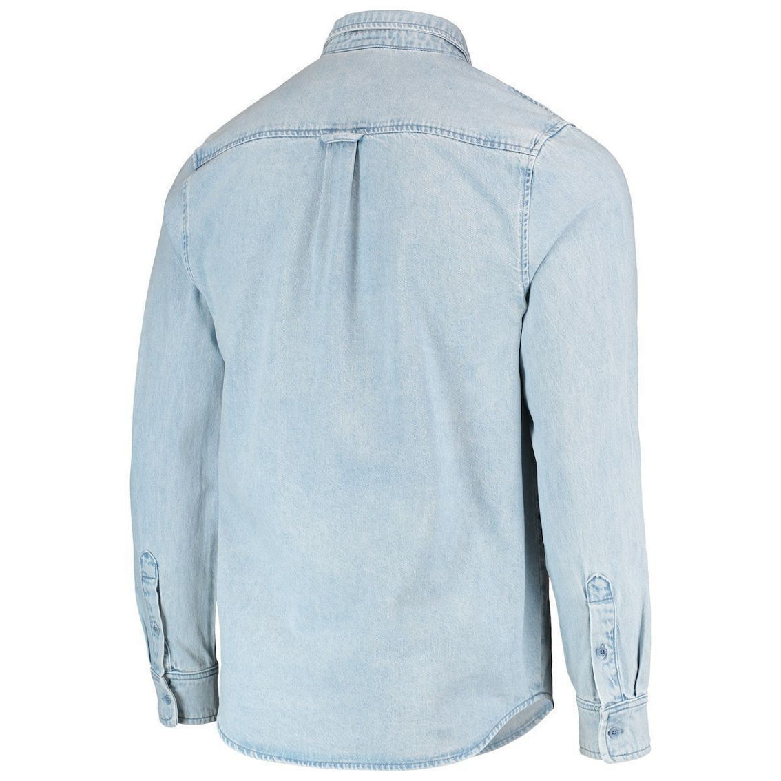 The Wild Collective Men's Blue LAFC Denim Button-Down Long Sleeve Shirt - Image 4 of 4