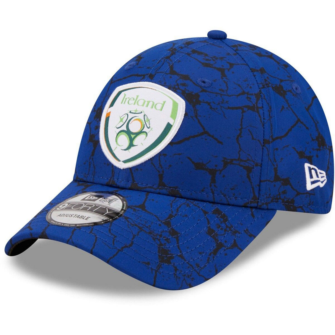New Era Men's Blue Ireland National Team Marble 9FORTY Adjustable Hat - Image 2 of 4