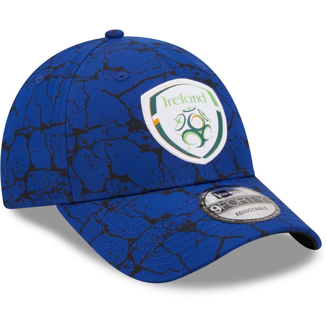 New Era Men's Blue Ireland National Team Marble 9FORTY Adjustable Hat - Image 4 of 4