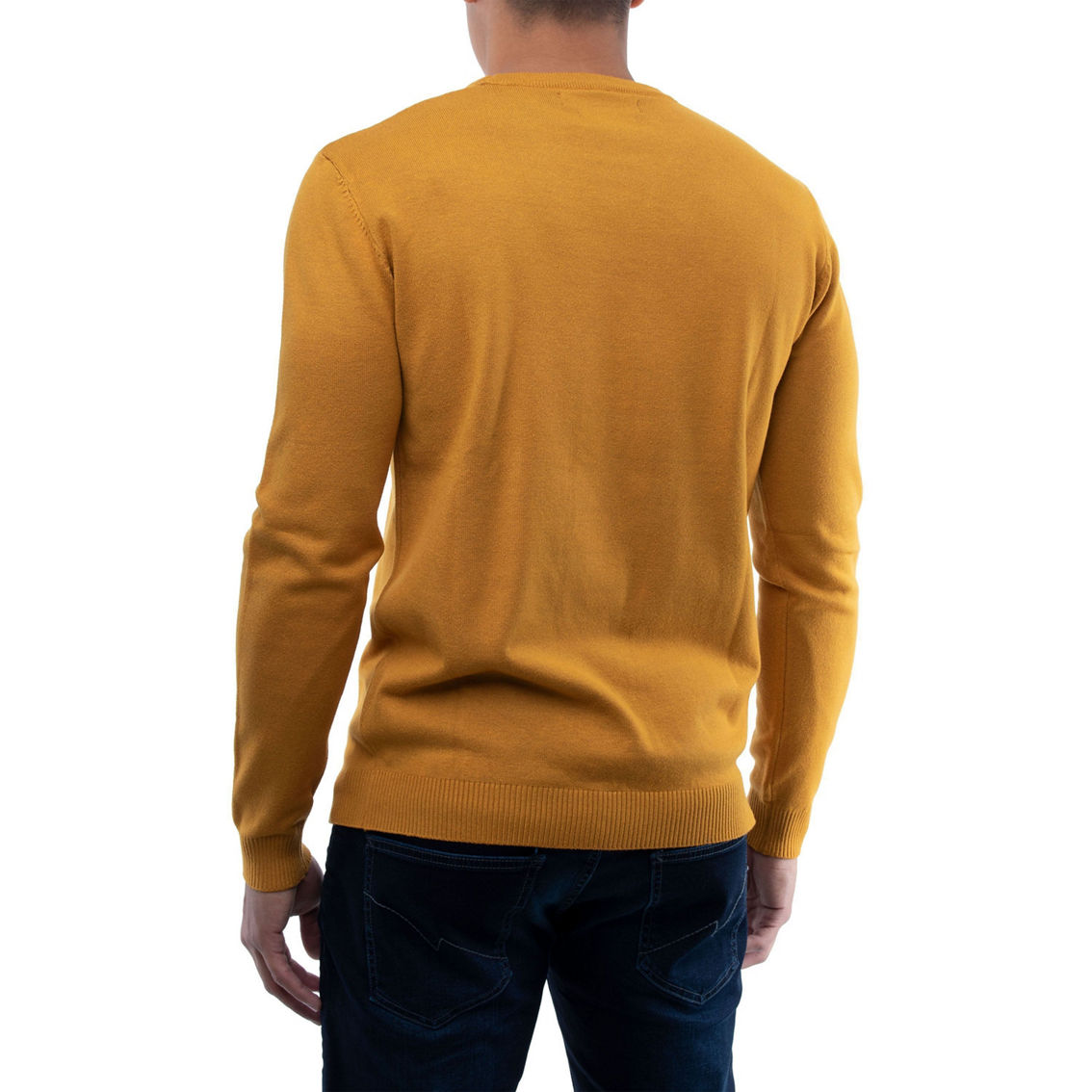 Men's Slim Fit Midweight Pullover Crew Neck Sweater - Image 2 of 4