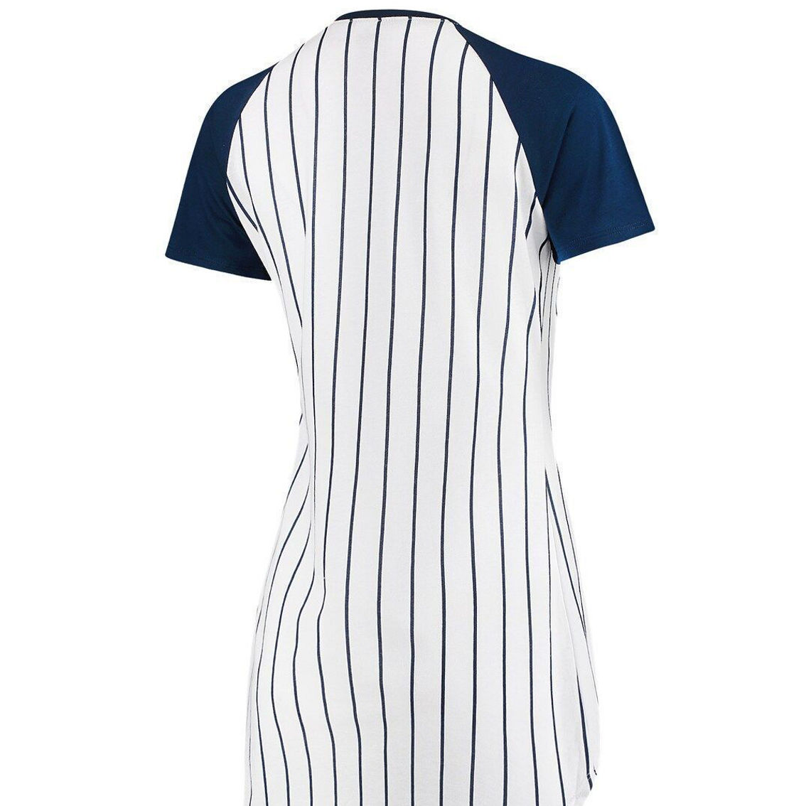 Concepts Sport Women's White New York Yankees Vigor Pinstripe Nightshirt - Image 4 of 4