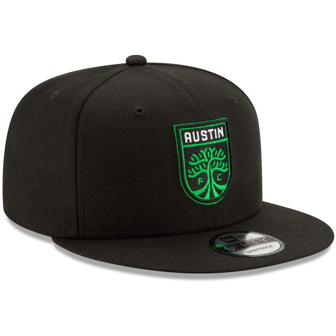 New Era Men's Black Austin FC 9FIFTY Snapback Hat - Image 4 of 4