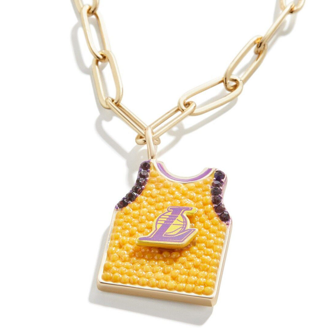BaubleBar Los Angeles Lakers Team Jersey Necklace - Image 3 of 4