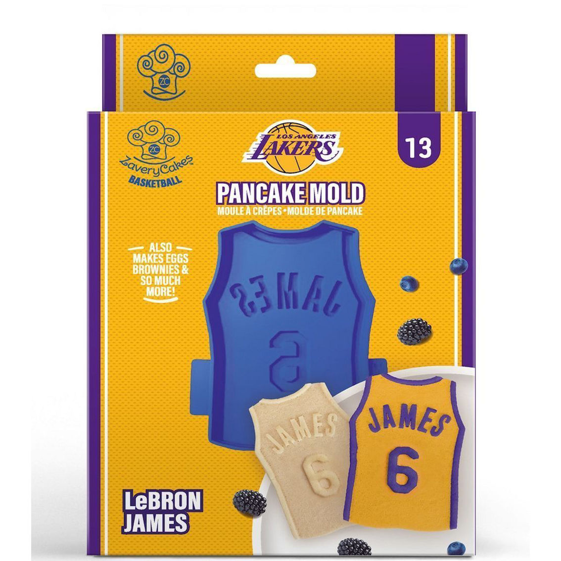 ZaveryCakes LeBron James Los Angeles Lakers Player Signature Food Mold - Image 2 of 3