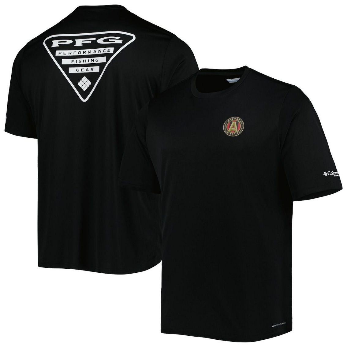Columbia Men's Black Atlanta United FC Terminal Tackle Omni-Shade T-Shirt - Image 2 of 4