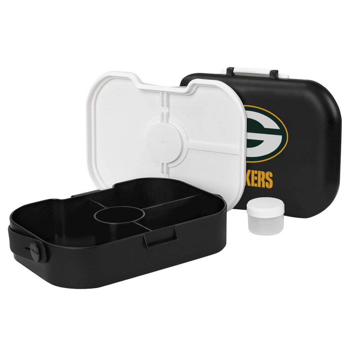 FOCO Green Bay Packers Hard Shell Compartment Lunch Box - Image 3 of 3