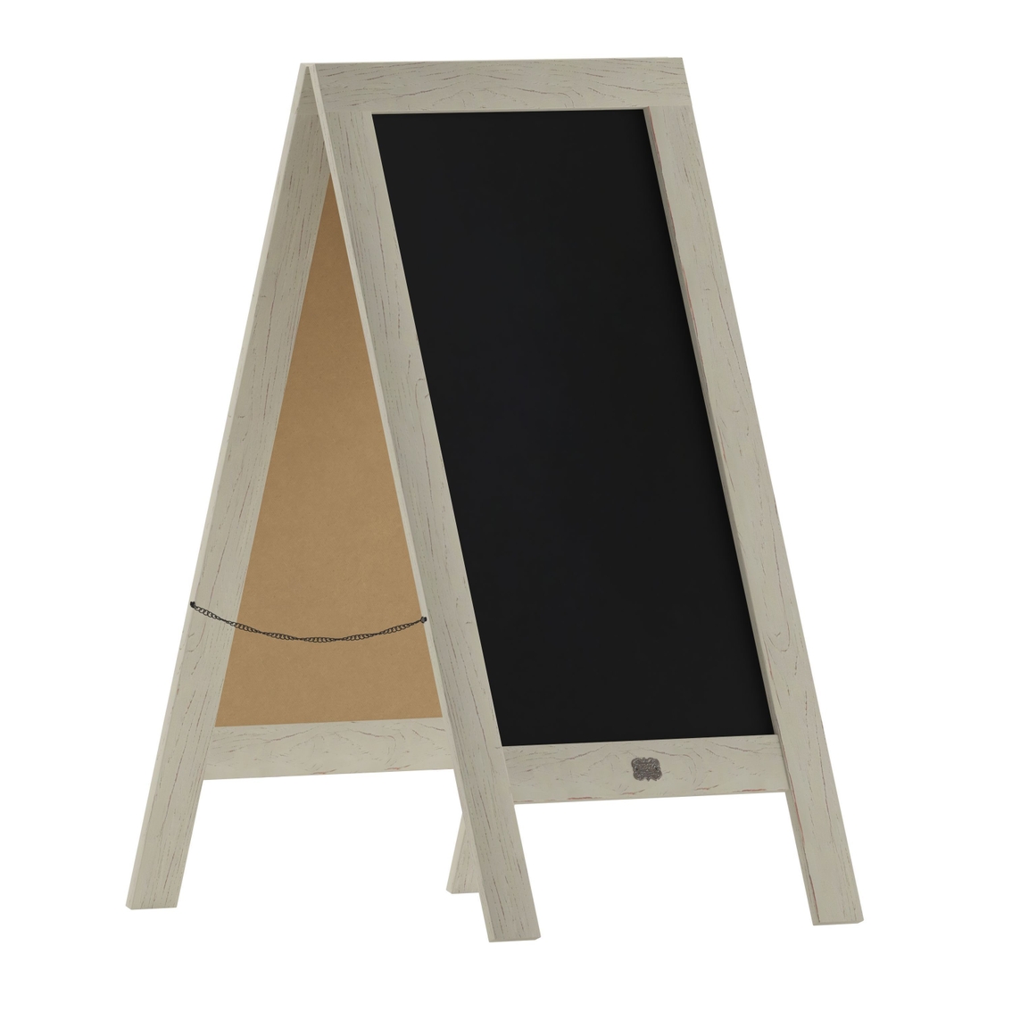 Flash Furniture Wooden A-Frame Magnetic Chalkboard - Image 4 of 5