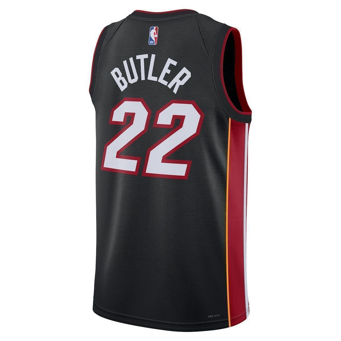 Nike Unisex Jimmy Butler Black Miami Heat Swingman Jersey - Icon Edition - Image 4 of 4