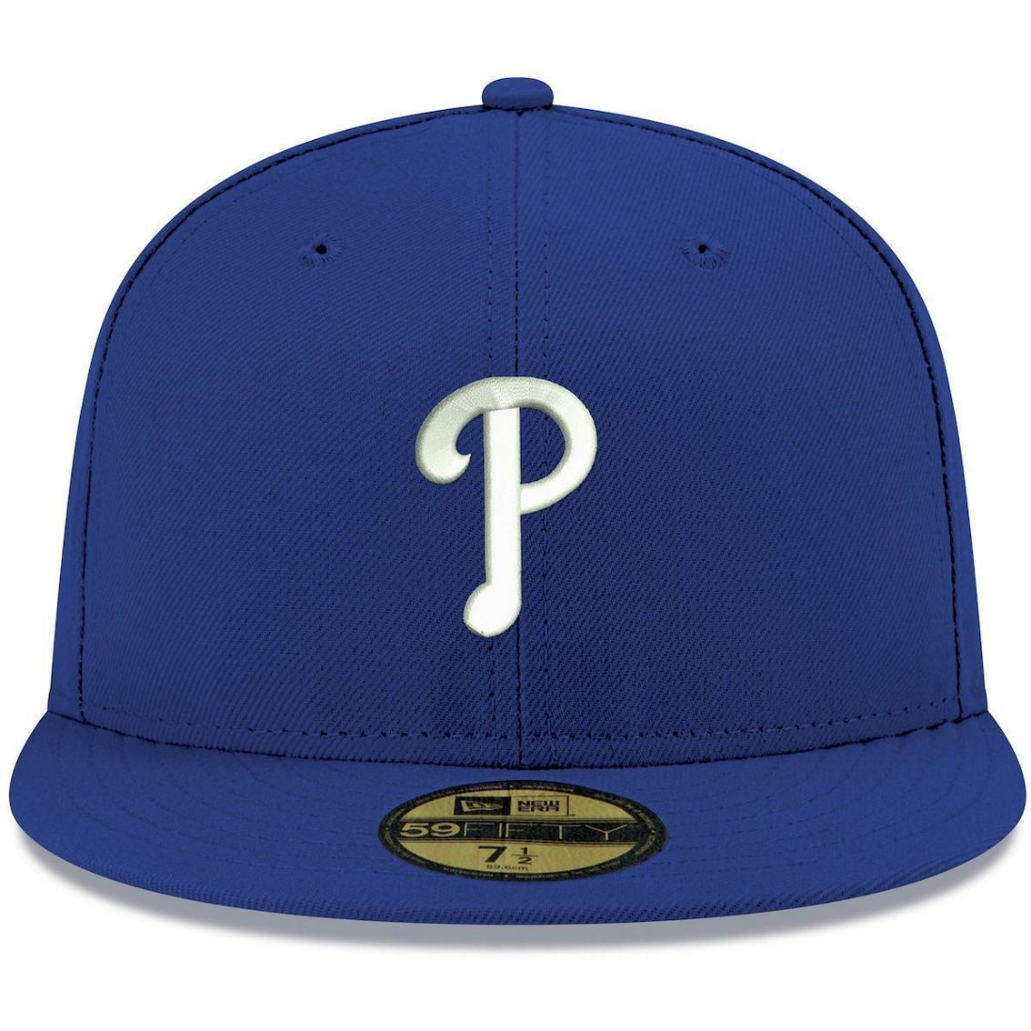 New Era Men's Royal Philadelphia Phillies White Logo 59FIFTY Fitted Hat - Image 3 of 4