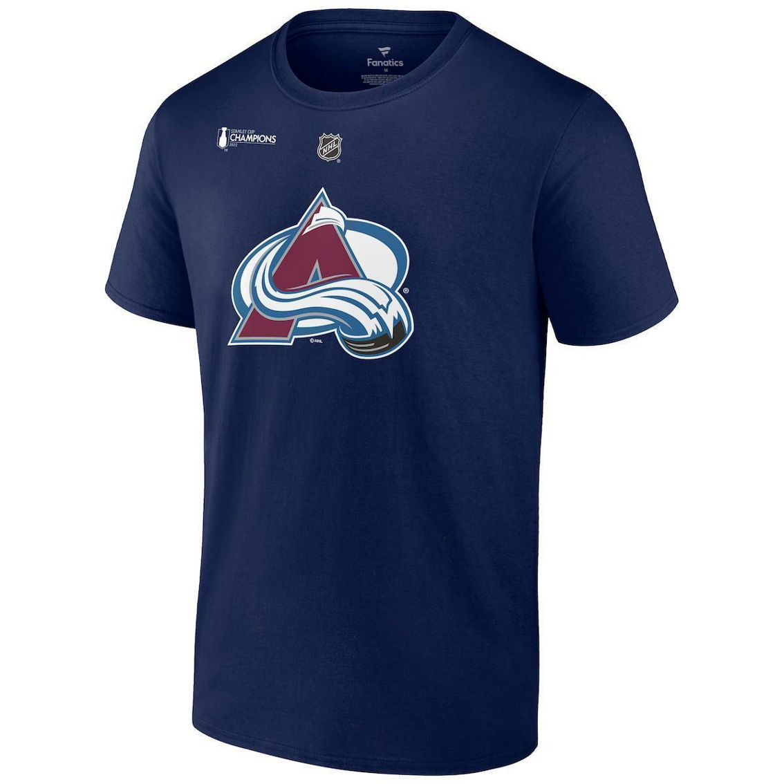 Fanatics Branded Men's Mikko Rantanen Navy Colorado Avalanche 2022 Stanley Cup s Authentic Stack Name & Number T-Shirt - Image 3 of 4