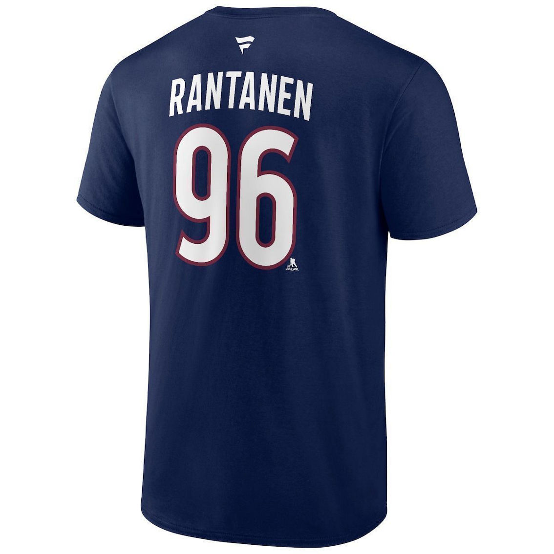 Fanatics Branded Men's Mikko Rantanen Navy Colorado Avalanche 2022 Stanley Cup s Authentic Stack Name & Number T-Shirt - Image 4 of 4