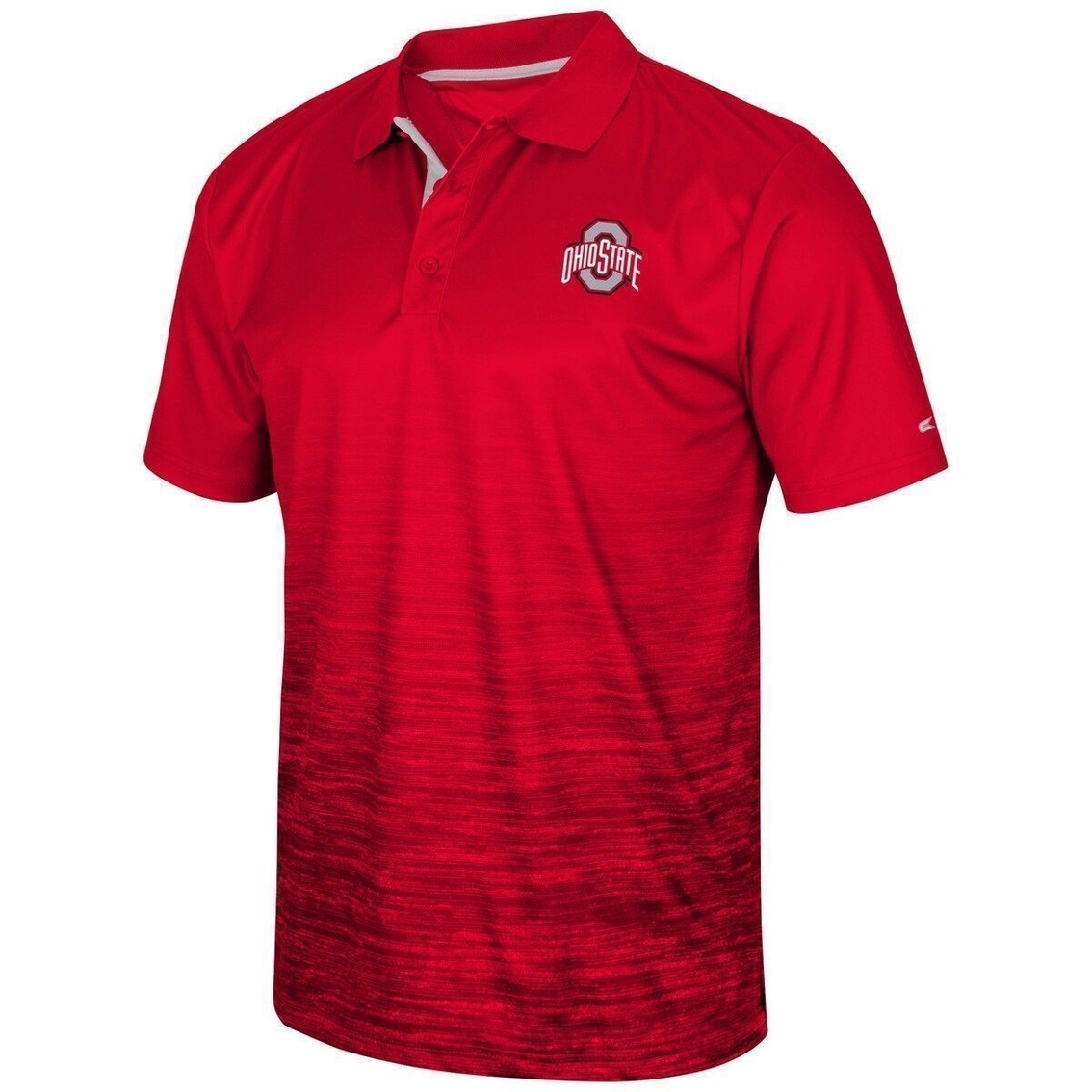 Colosseum Men's Scarlet Ohio State Buckeyes Marshall Polo - Image 3 of 4