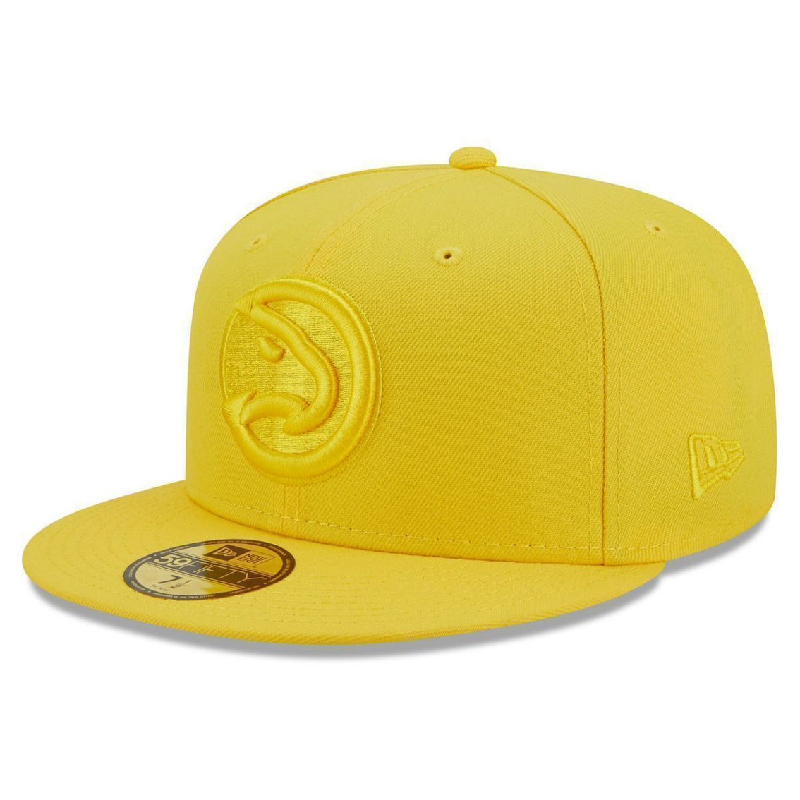 New Era Men's Yellow Atlanta Hawks Color Pack 59FIFTY Fitted Hat - Image 2 of 4
