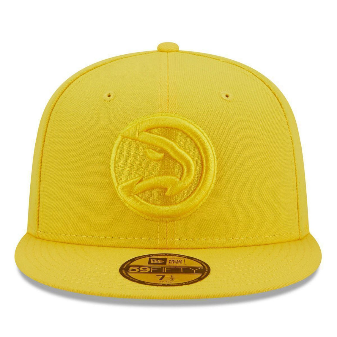 New Era Men's Yellow Atlanta Hawks Color Pack 59FIFTY Fitted Hat - Image 3 of 4