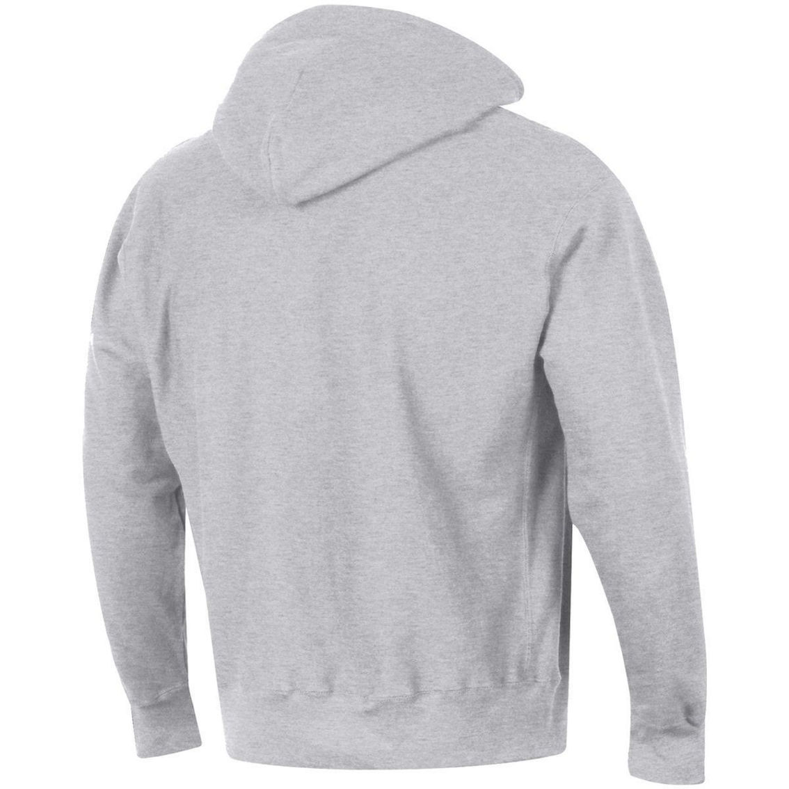 Champion Men's Heathered Gray Army Black Knights Team Arch Reverse Weave Pullover Hoodie - Image 4 of 4