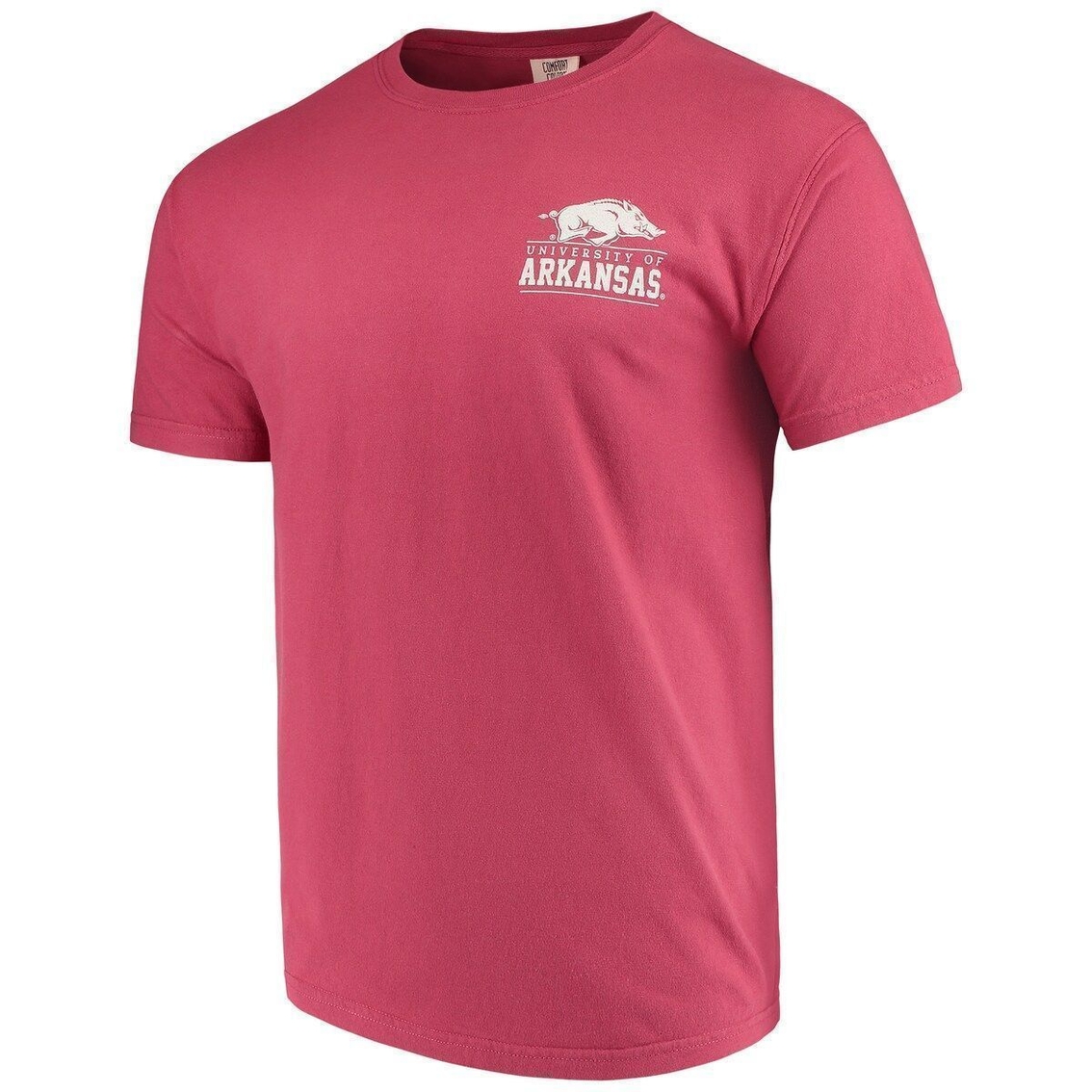 Image One Men's Cardinal Arkansas Razorbacks Comfort Colors Campus Icon T-Shirt - Image 3 of 4