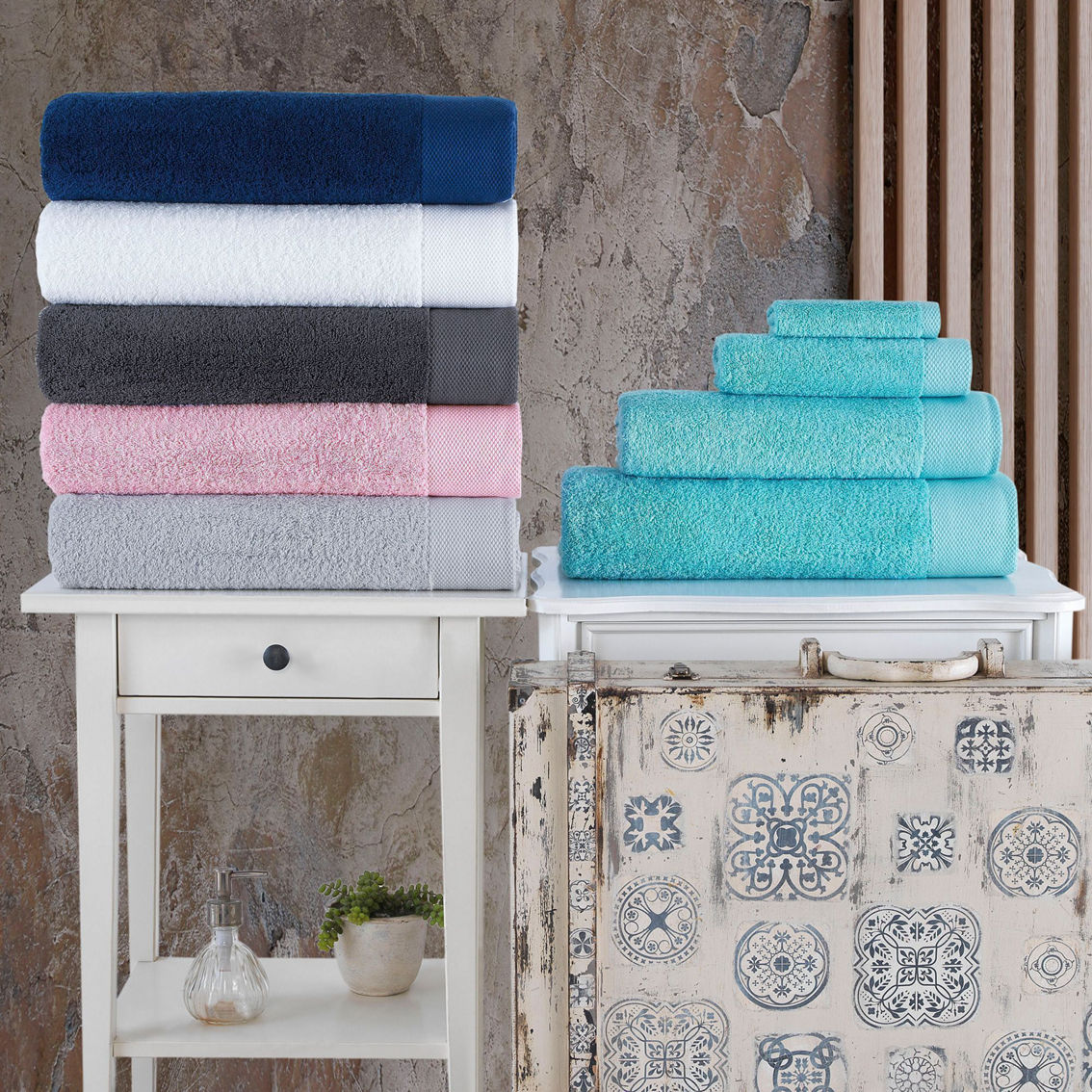 Brooks Brothers Solid Signature 4 pcs Hand Towels - Image 5 of 5