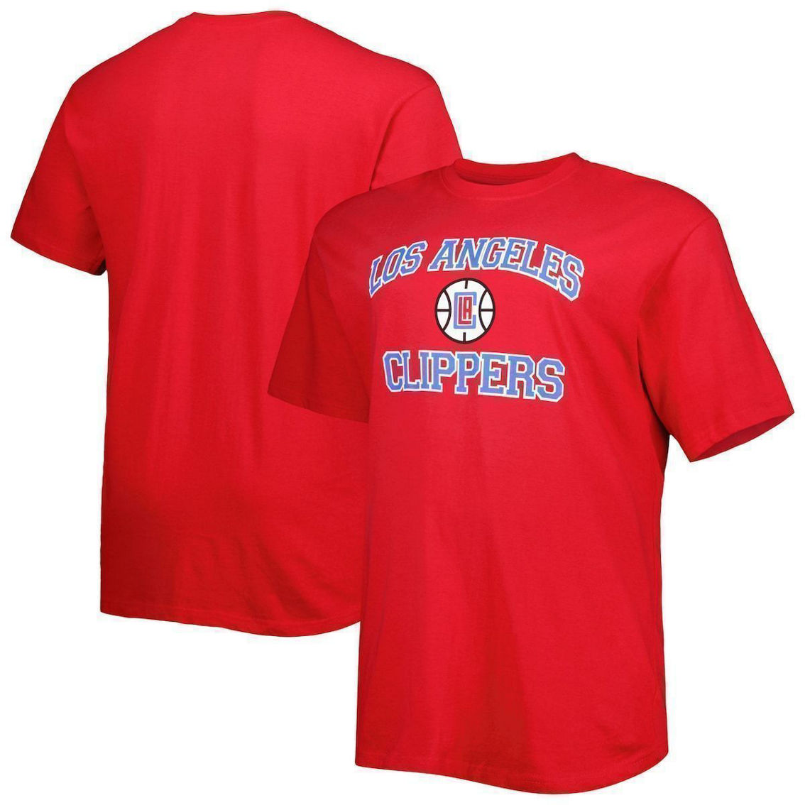 Profile Men's Red LA Clippers Big & Tall Heart & Soul T-Shirt - Image 2 of 4