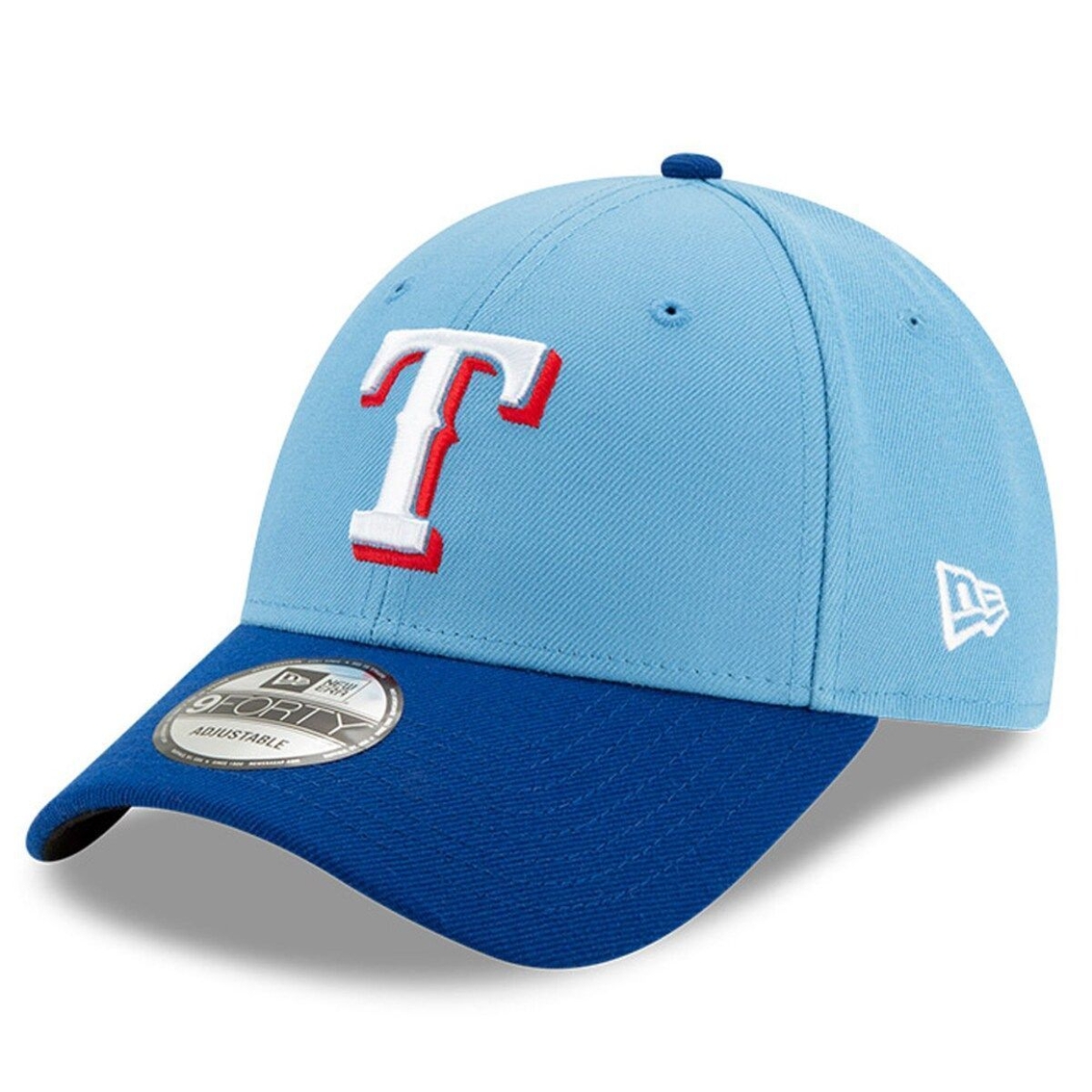 New Era Men's Light Blue Texas Rangers Alternate 2 The League 9FORTY Adjustable Hat - Image 2 of 4