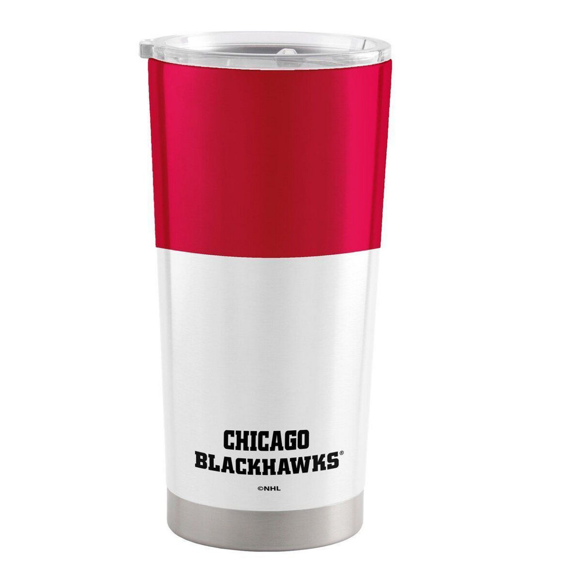 Logo Brands Chicago Blackhawks 20oz. Colorblock Stainless Steel Tumbler - Image 3 of 3
