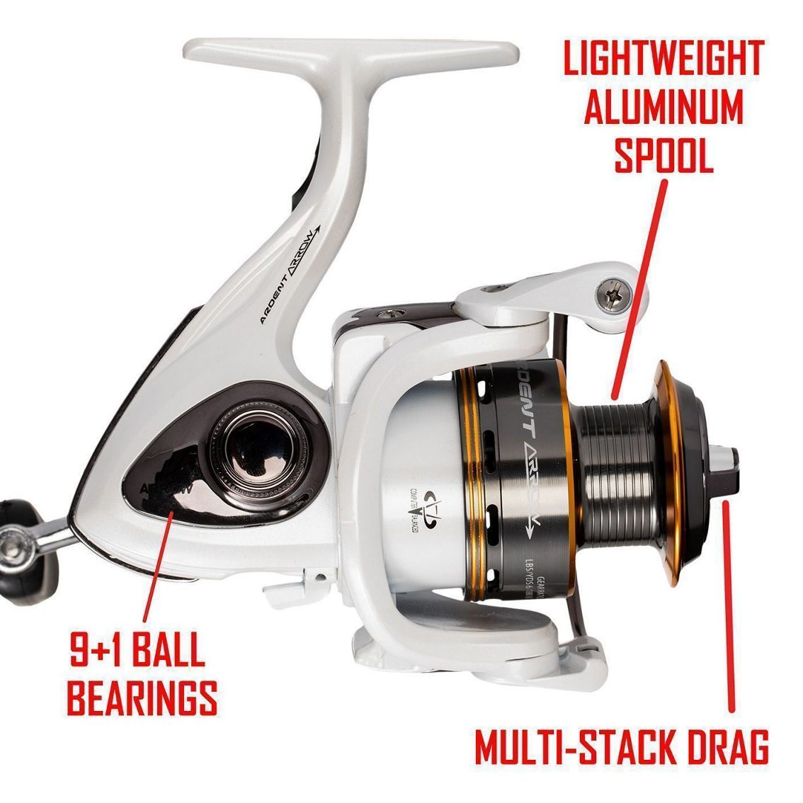 Ardent Arrow 2000 Size Spinning Reel, Fishing