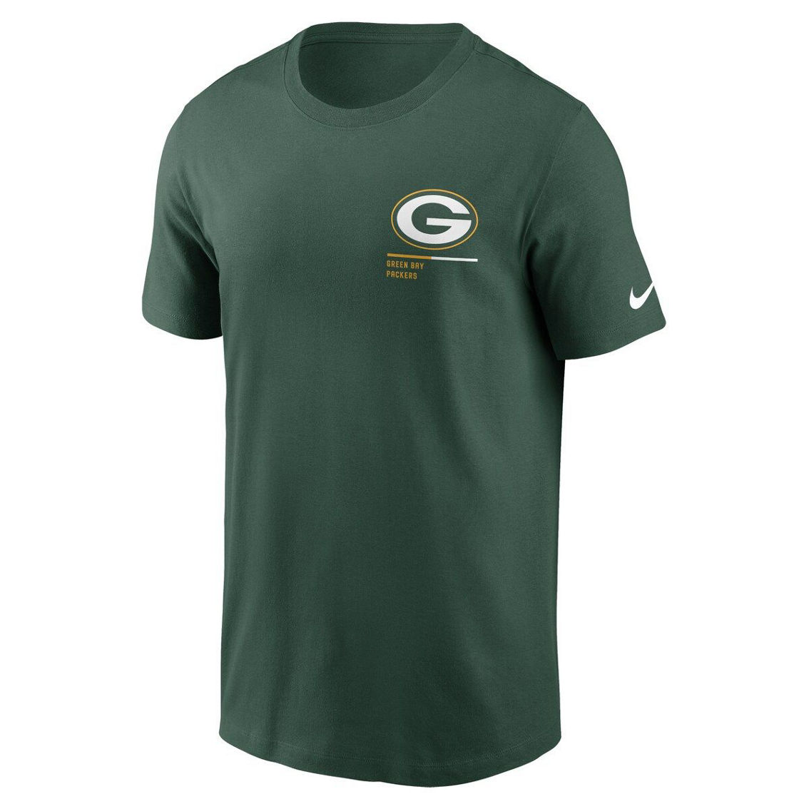 Nike Men's Green Green Bay Packers Team Incline T-Shirt - Image 3 of 4