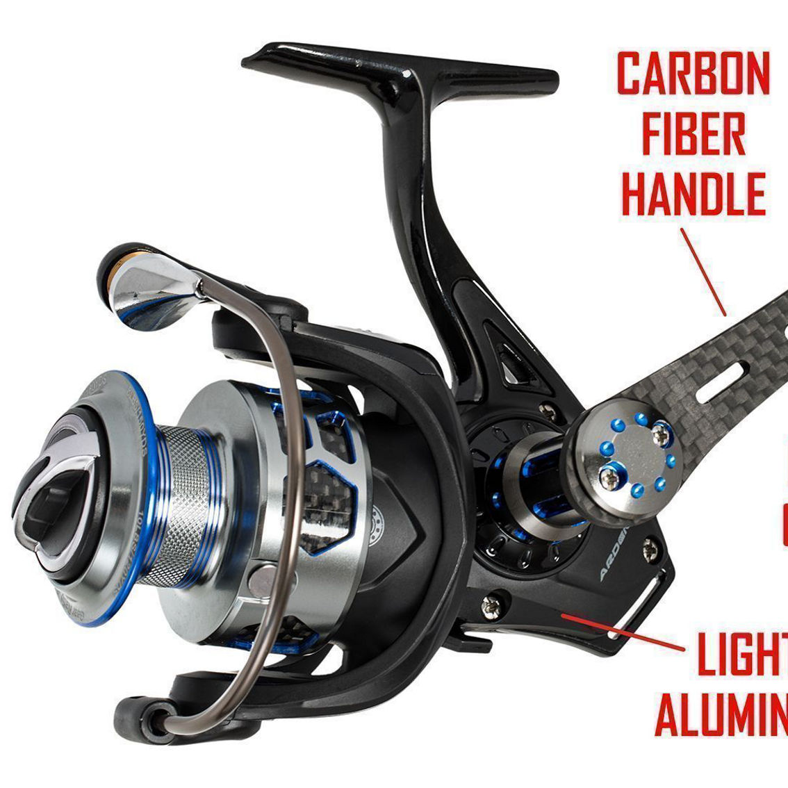 Ardent Bolt Spinning Reel - 2000 Size Left Or Right Hand Interchangable  Retrieve, Fishing, Sports & Outdoors