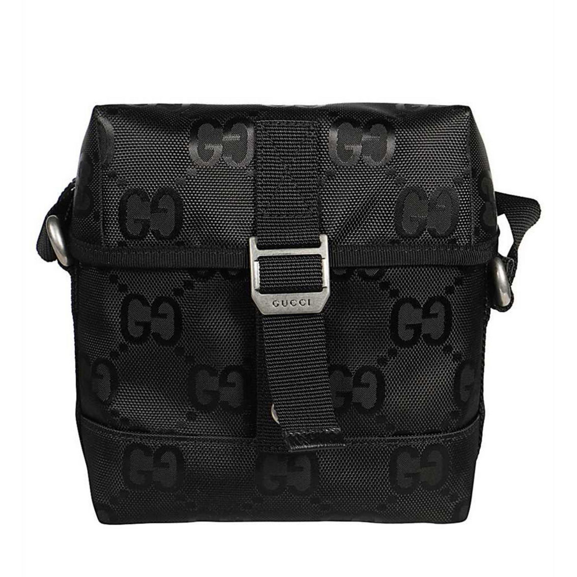 Gucci Econyl Nylon Monogram Off The Grid Messenger Bag Black | Handbags ...