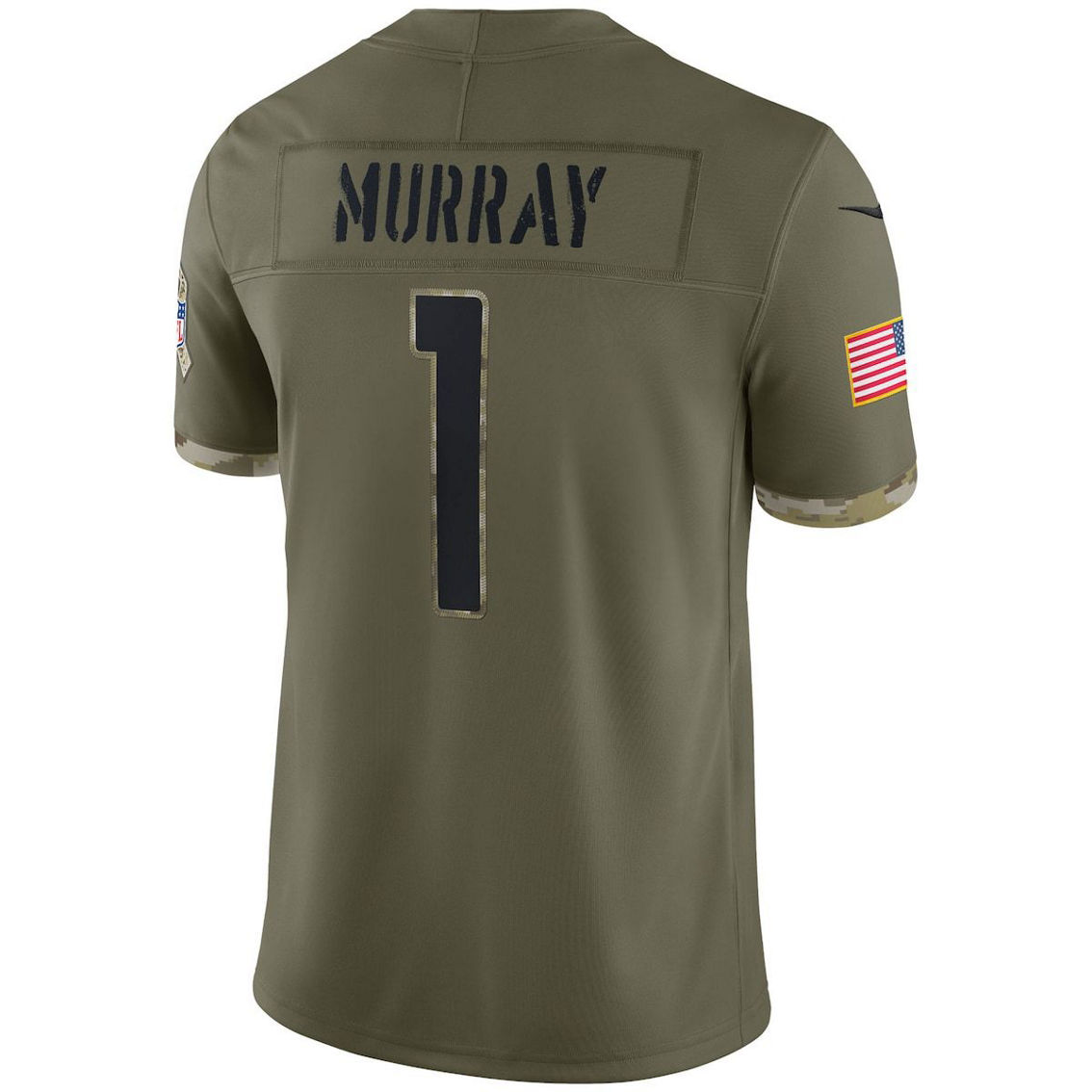 Nike Men's Kyler Murray Olive Arizona Cardinals 2022 Salute To Service Limited Jersey - Image 4 of 4