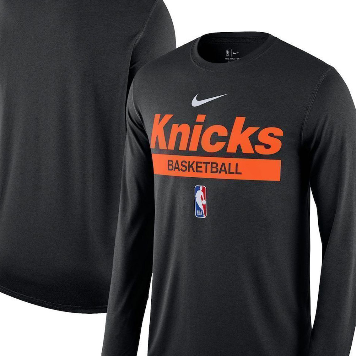 Nike Knicks On Court Practice Tee Grey