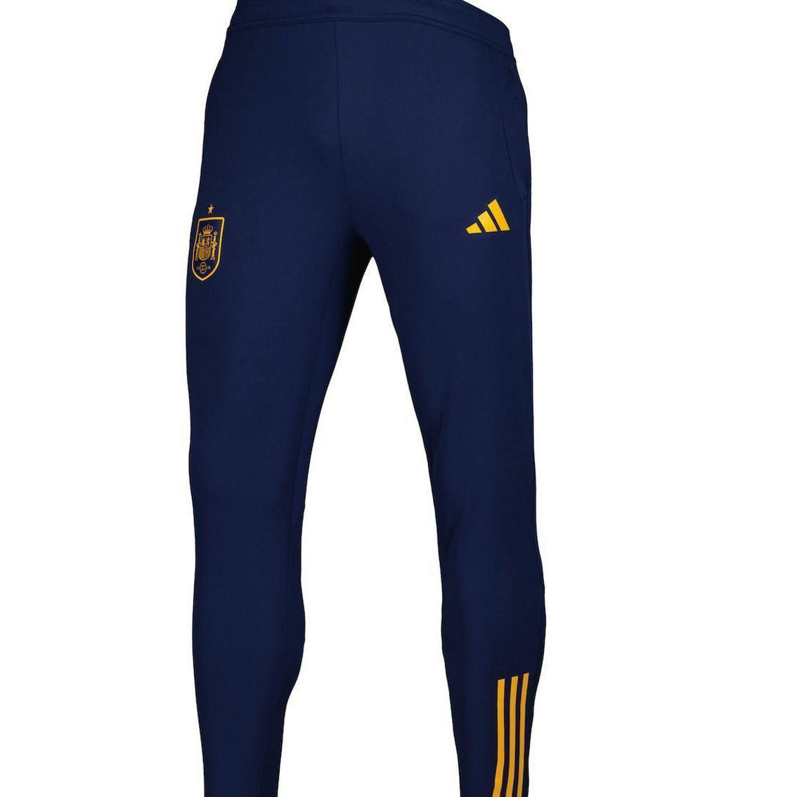 adidas Men's Navy Spain National Team Club Crest AEROREADY Training Pants - Image 3 of 4