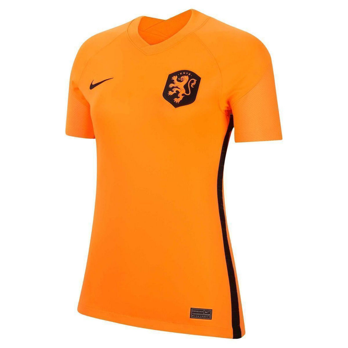 Nike Women's Orange Netherlands Women's National Team 2022/23 Home Replica Blank Jersey - Image 3 of 4
