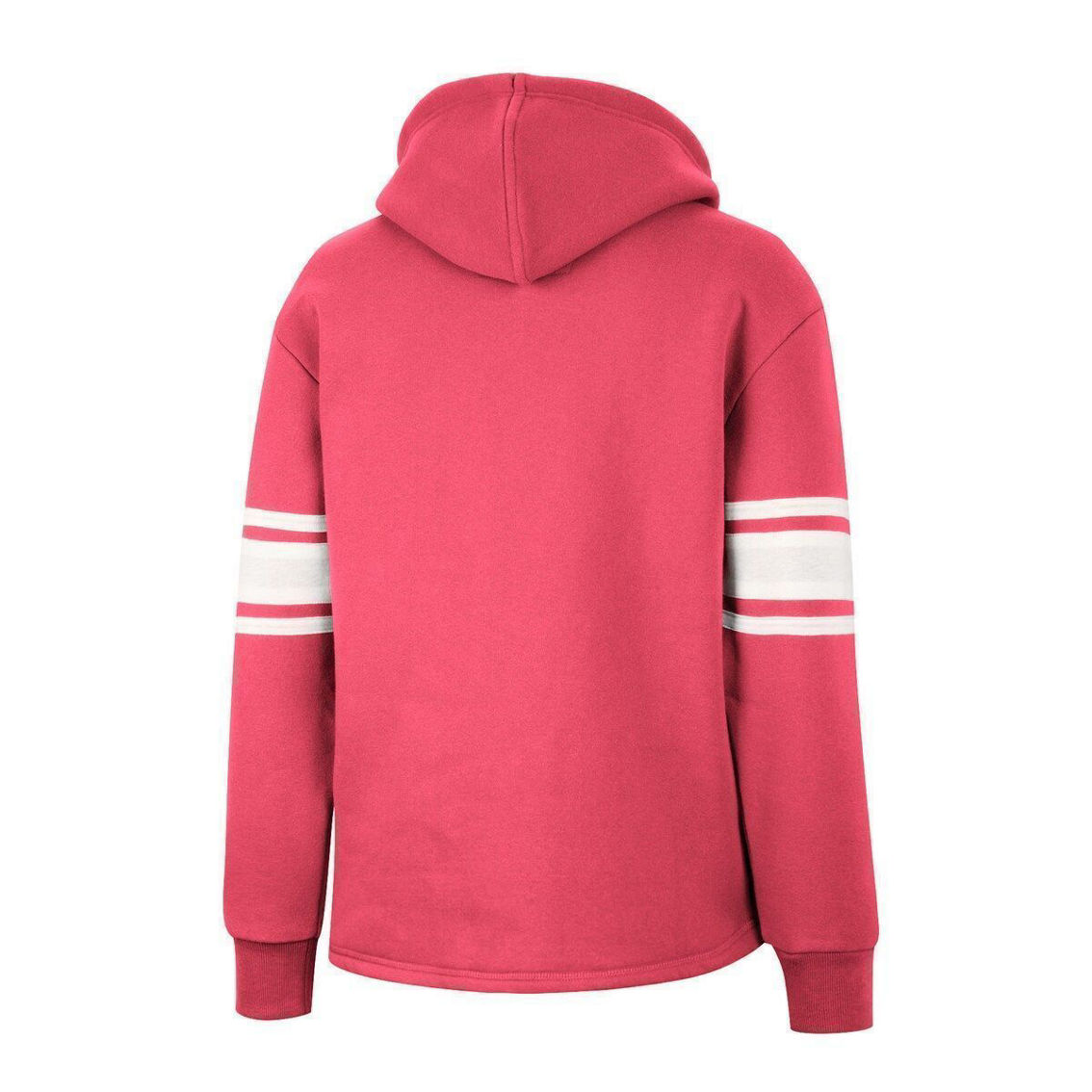 Colosseum Women's Scarlet Ohio State Buckeyes Mia Striped Full-Snap Hoodie Jacket - Image 4 of 4