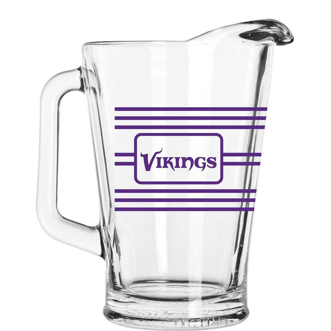 Logo Brands Minnesota Vikings 60oz. Multi-Stripe Pitcher - Image 3 of 3