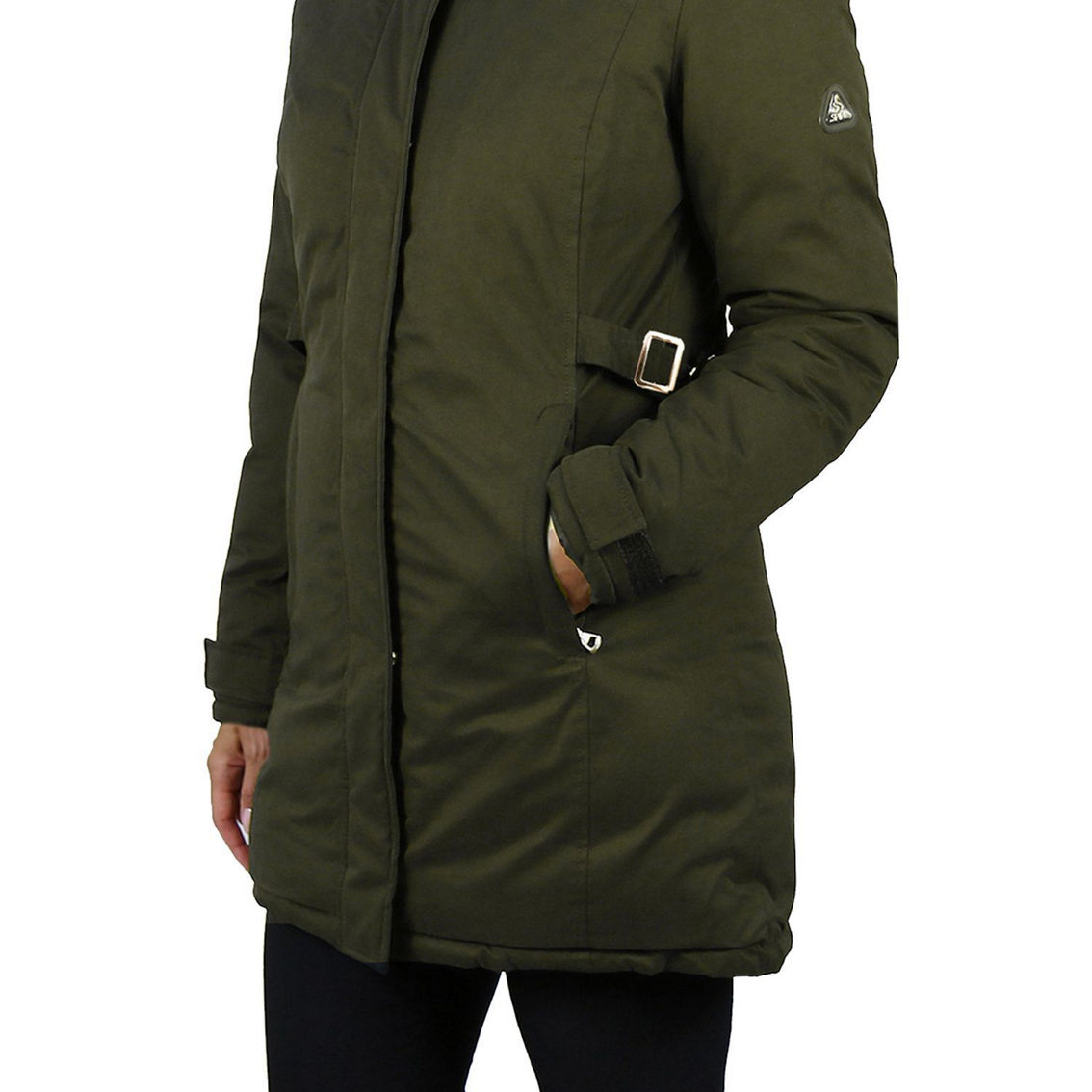 Spire By Galaxy Women's Heavyweight Parka Jacket With Detachable Faux ...