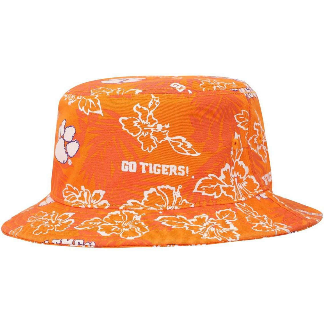 Reyn Spooner Men's Orange Clemson Tigers Floral Bucket Hat - Image 2 of 3