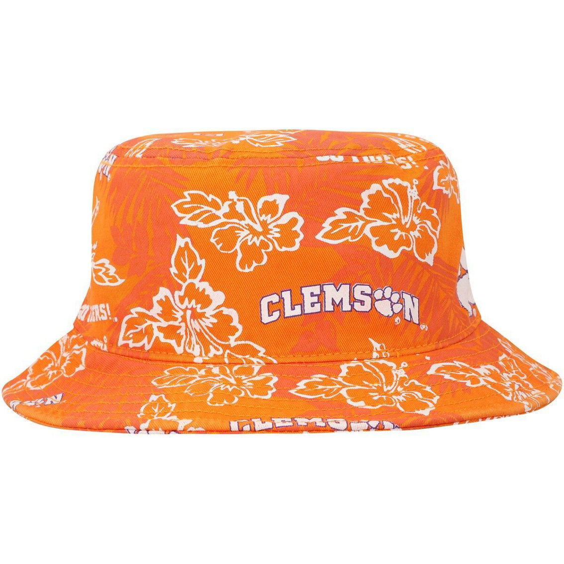 Reyn Spooner Men's Orange Clemson Tigers Floral Bucket Hat - Image 3 of 3