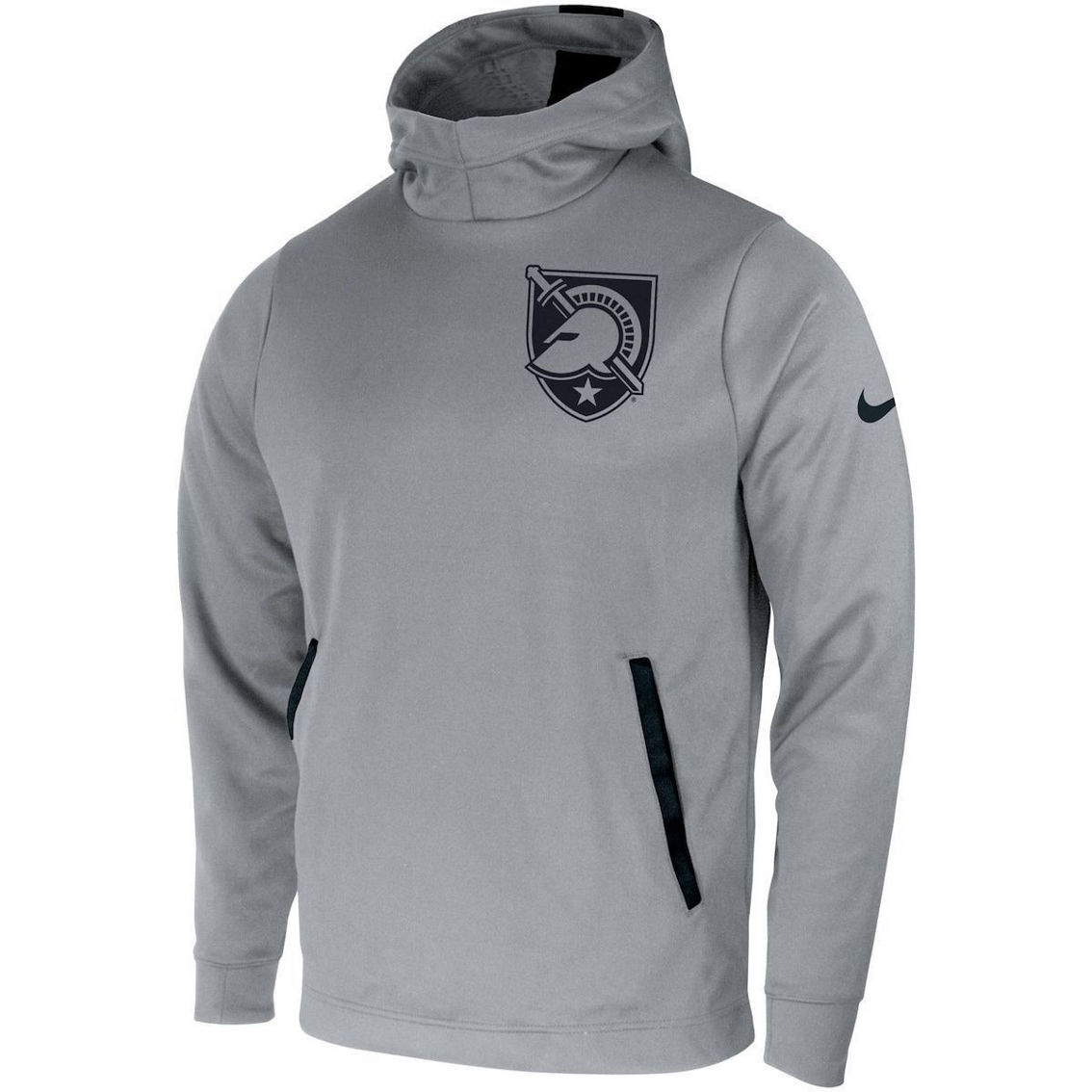 Nike Men's Gray Army Black Knights 2-Hit Performance Pullover Hoodie - Image 3 of 4